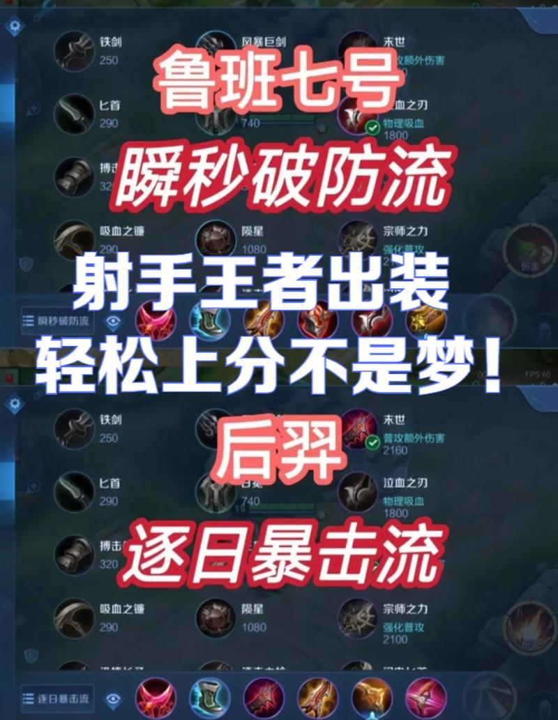 王者荣耀射手出装攻略_王者荣耀射手出装思路-第2张图片-平泛游戏