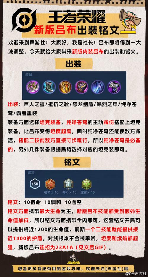 王者荣耀吕布装备攻略，王者荣耀吕布装备方案-第5张图片-平泛游戏