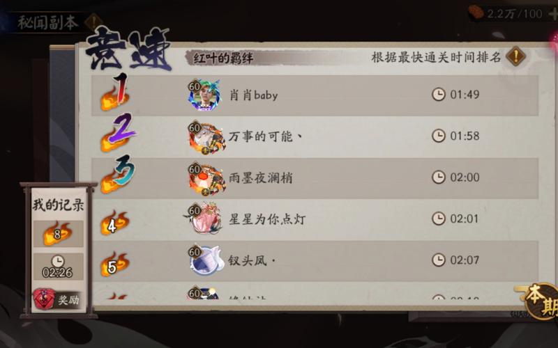 阴阳师红叶竞速攻略，阴阳师红叶竞速攻略大全-第3张图片-平泛游戏